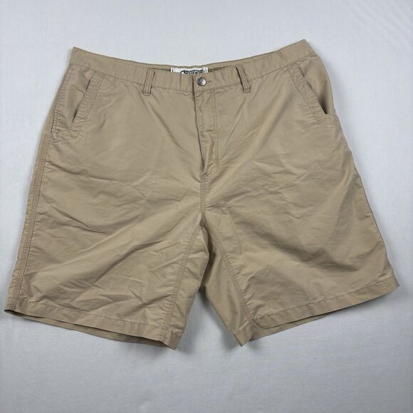 Mountain Khakis Other - Mountain Khakis Relaxed Fit Shorts Mens 42x10 Tan Cotton Flat Front Outdoor